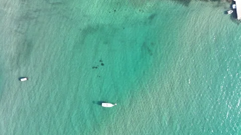 Ocean views from above to tilt Stock Footage 313741027