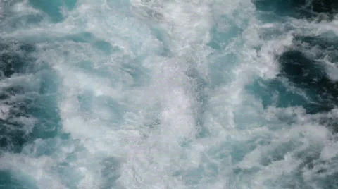Ocean wake from ship P HD 4410 Stock Footage 567251