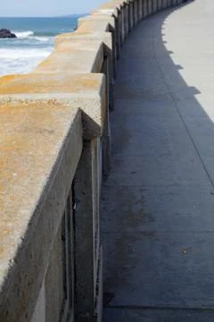 Ocean wall Stock Photos