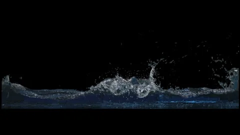 Ocean Water with foam Vídeos de archivo 336419274