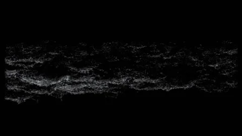 Ocean water foam top view with ripples Video stock 336413656
