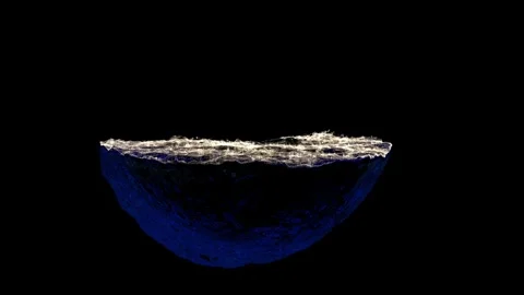 Ocean-water-globe Stock Footage 343870939