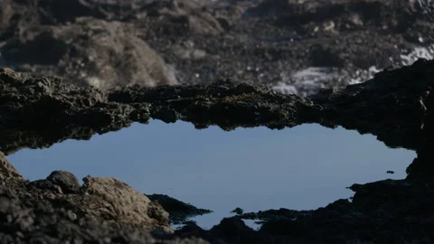 Ocean Water Reflection, Texture, Title, Landscape, Travel, Tourism, 4K Stock Footage 140706278