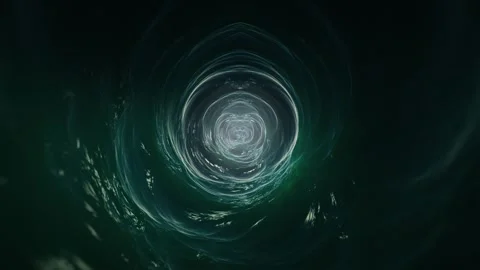 Ocean water vortex VJ seamless loop animation Stock Footage 242395771