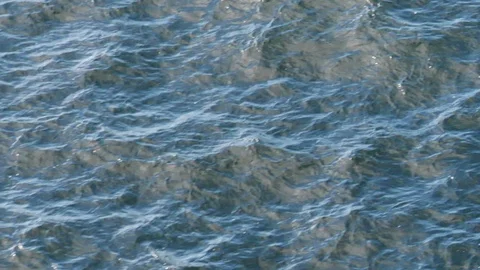 Ocean Waters Flow Quickly Waves and Motion Vídeo Stock 119706177