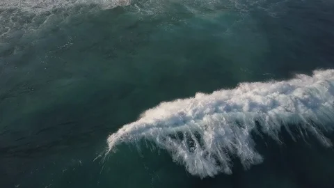 Ocean Wave Breaking Stock Footage 88223432