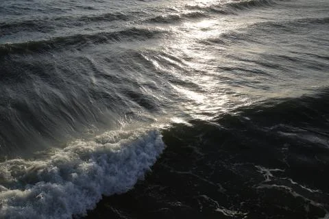 Ocean wave. Close up Stock Photos