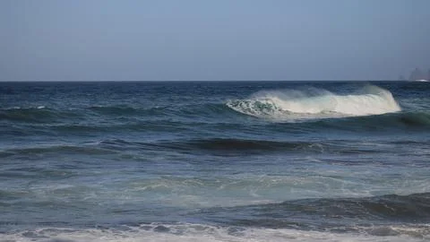 Ocean wave close-up, texture Stock Photos