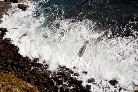 Ocean wave coastal Stock Photos