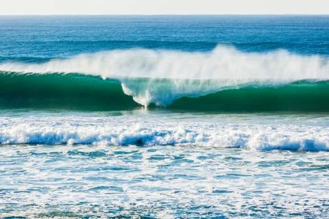 Ocean Wave Colours Stock Photos