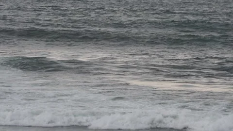 Ocean Wave Crashing on the Shore Capturing Coastal Energy and Motion Video stock 299807770