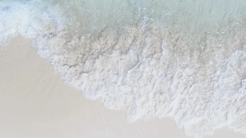 Ocean Wave Foam. Small waves Stock Footage 104094380