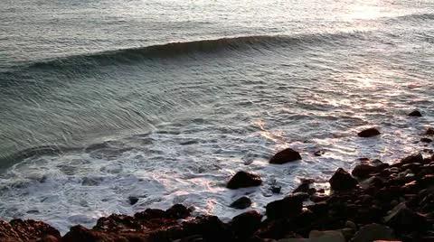 Ocean wave Stock Footage 21933377