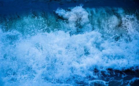 Ocean wave formation Stock Photos