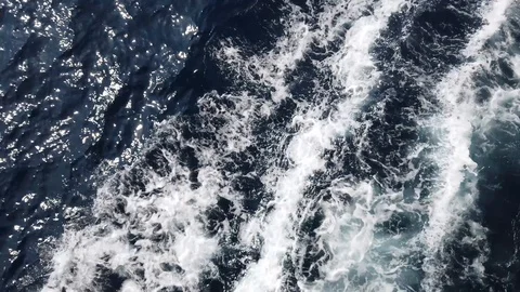 Ocean Wave in the gulf of Thailand Vídeo Stock 123747974