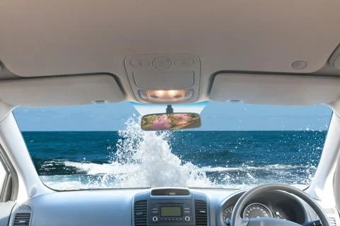 Ocean wave Stock Illustration