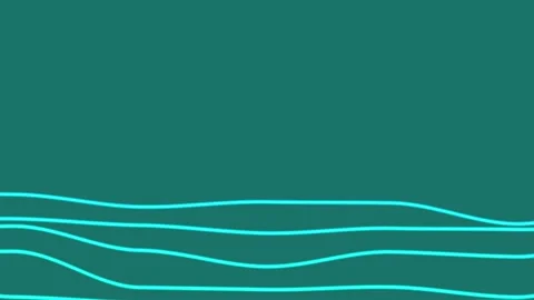 Ocean wave line motion featuring clean minimalist curves Stock Footage 339648722
