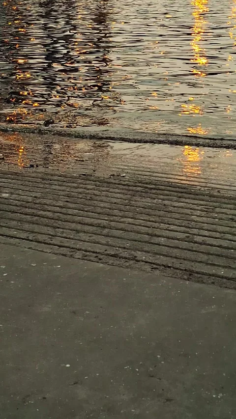 Ocean wave on local beach in dusk moment. Stock Footage 314616949