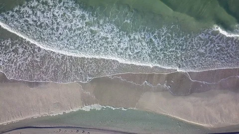 Ocean wave patterns, low light. 스톡 동영상 90060092