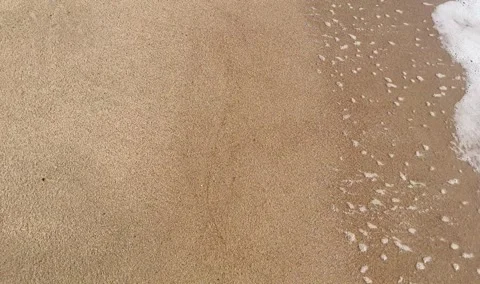 Ocean wave on sandy beach. The tropical Summer Stock-Footage 339753612