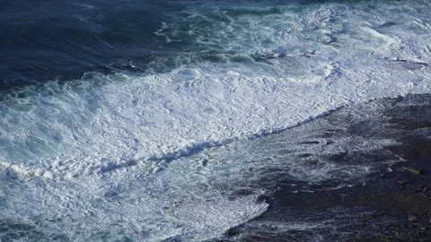Ocean wave at sea coast Video stock 86984701