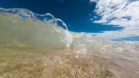Ocean Wave Shoreline Break 1 스톡 동영상 197484267