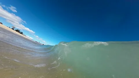 Ocean Wave Shoreline Break 3 스톡 동영상 197484266