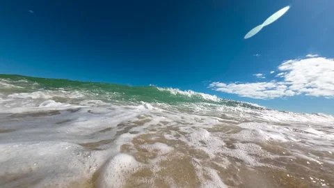 Ocean Wave Shoreline Break 6 Stock Footage 197484277