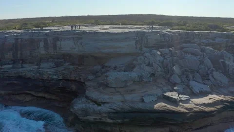 Ocean wave, spindrift, rock Stock Footage 139203779