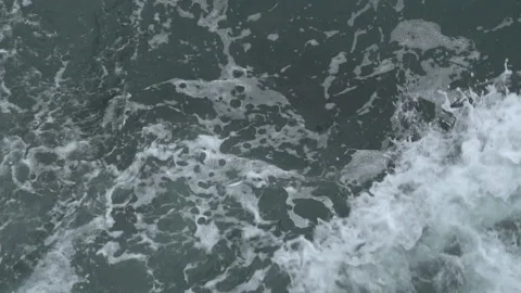 The ocean wave surface in Sabah Malaysia 2015 Stock Footage 153444674