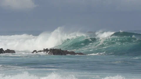 Ocean wave tide Stock Footage 34397983