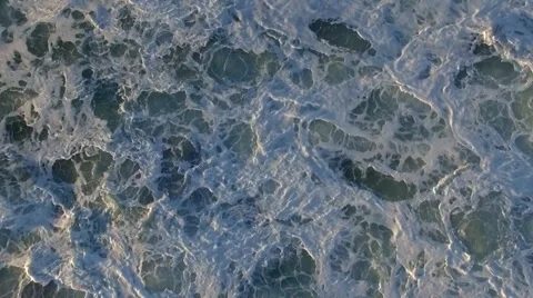 Ocean Waves from Above Video stock 63302353