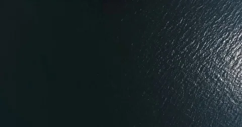 Ocean waves from above Stock Footage 77388960