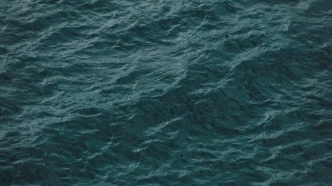 Ocean waves from above in slow motion Stock Footage
