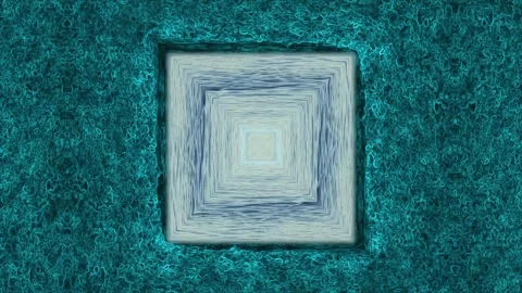 Ocean Waves Abstract Tunnel with Animated Pebbles Video stock 243091129