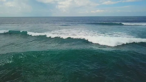 Ocean waves. Aerial drone 4k footage. Stock Footage 100711889