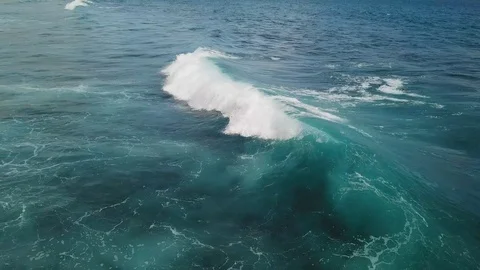 Ocean waves. Aerial drone 4k footage. Stock Footage 100712201