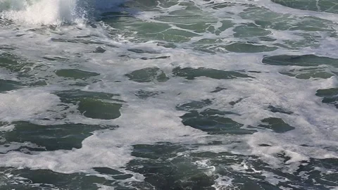 Ocean Waves - Aerial View Stock Footage 133596162