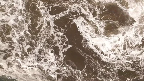 Ocean waves along a rocky coast. Stock Footage 237482468