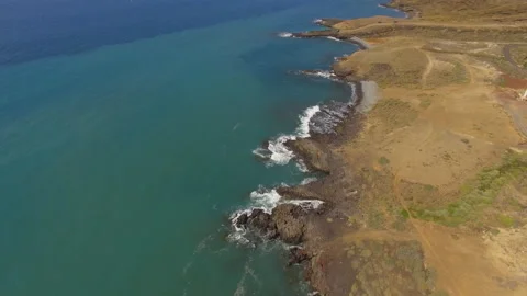 Ocean waves along a rocky coast. Stock Footage 237485602