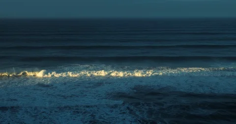 Ocean waves and first light of morning, Australia Stock Footage 127235901