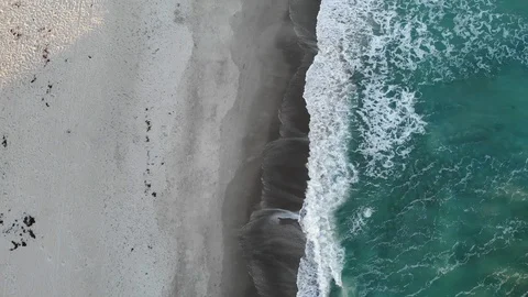 Ocean Waves and Sand Still shot. Stock Footage 125701127