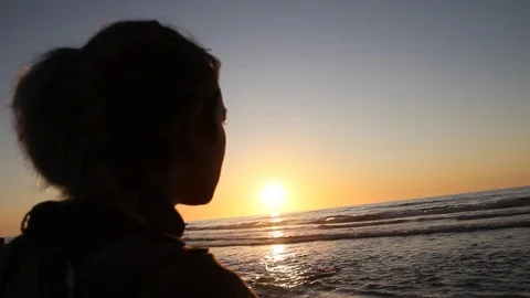Ocean Waves Approach Stock Footage 123200414