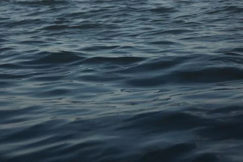 Ocean waves background, blue water background Fotos Stock
