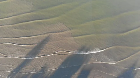 Ocean waves on the beach Stock Footage 107353547