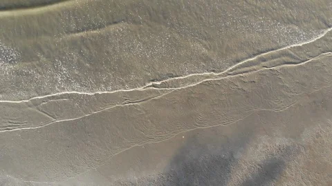 Ocean waves on the beach Stock Footage 107354288