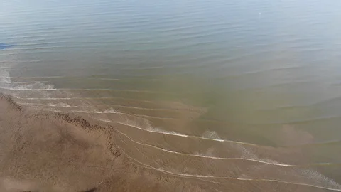 Ocean waves on the beach Stock Footage 107450602