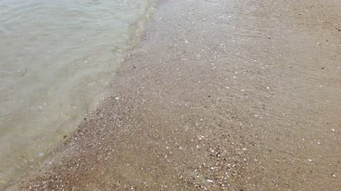 Ocean waves on the beach Stock Footage 232123366