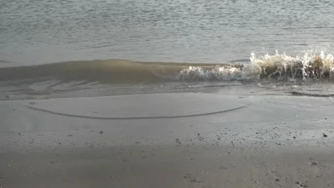 Ocean Waves on the Beach Stock Footage 270010644
