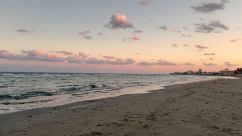 Ocean waves on beach Stock Footage 339111447
